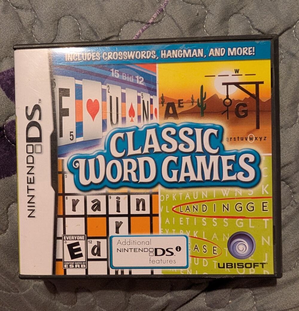 Nintendo DS Classic Word Games | Complete with Case | Brain Training Puzzle Game
